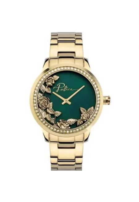 Дамски часовник  PEWLG2202203 - кварцов механизъм - златист корпус - верижка от неръждаема стомана - 34мм