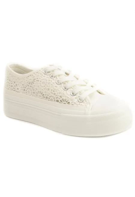 Дамски маратонки  25 02 3292LA - - Бял