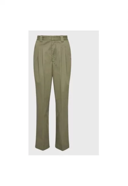 Дамски панталон -  301853589 - Памук/Полиестер - Зелен - Зелен