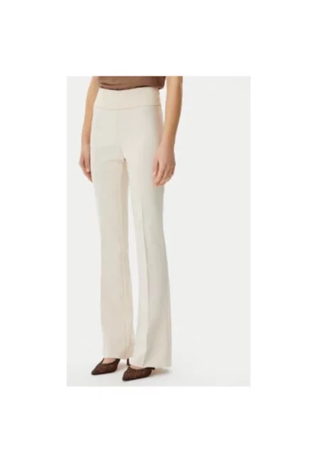 Дамски панталон -  305317957 - Полиестер - Бежов