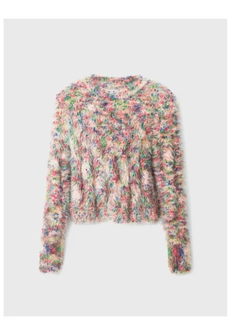 Дамски пуловер -  301494782 - Полиамид - Многоцветен