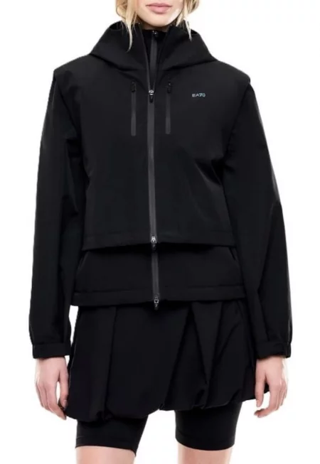 Дамско яке -  Train 7.0 W Jacket - Полиестер - Черно - Черен