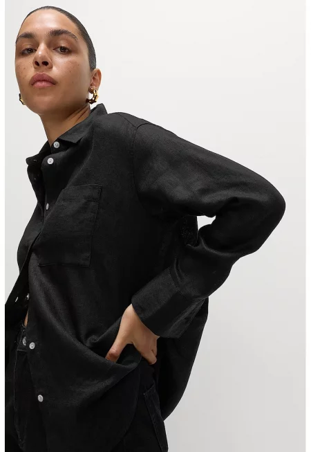 Ефирна рокля тип риза