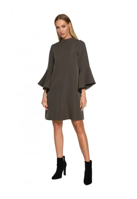 Елегантна рокля \ Полиестер - Розова