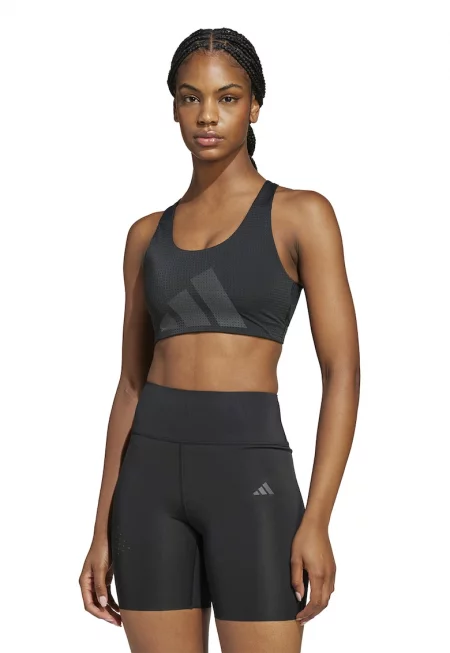 Фитнес сутиен с отвор на гърба - Черен