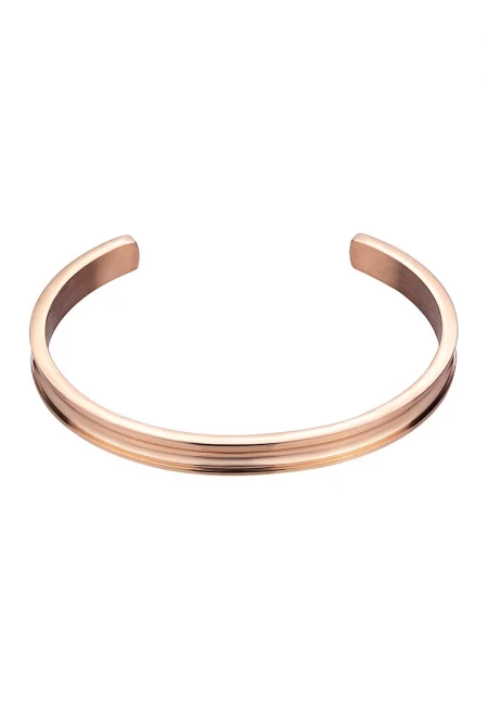 Гривна от неръждаема стомана - Розово златисто