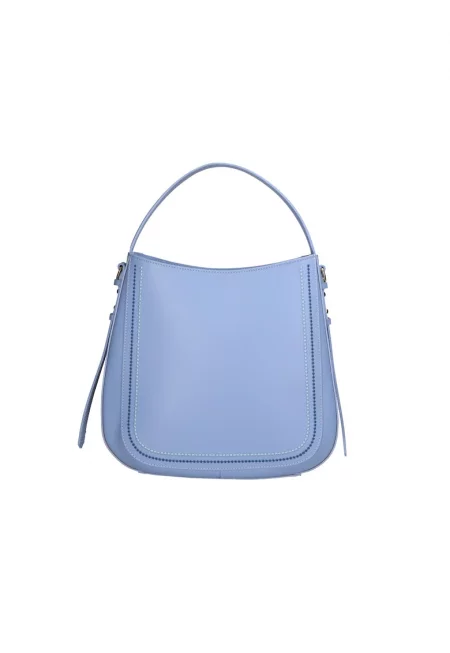 Handbag - Кожена чанта 24509 с отделяща се презрамка