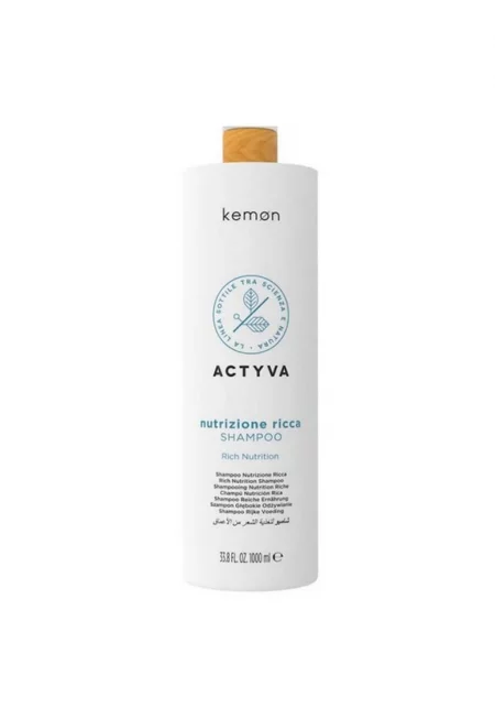 Хидратиращ шампоан за много суха коса  Actyva Nutrizione Ricca Shampoo - 1000 мл