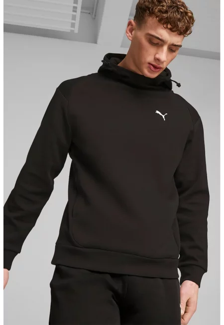 Худи с ръкави реглан - Черен