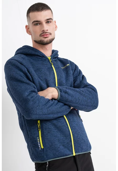 Худи Trombone с джобове - Тъмносин