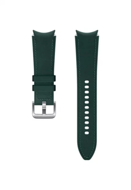 Каишка Smartwatch  Hybrid Leather Band за Galaxy Watch4 Classic - 20 мм S/M - Green