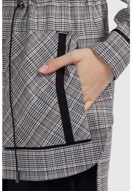 Карирано яке тип риза с джобове встрани