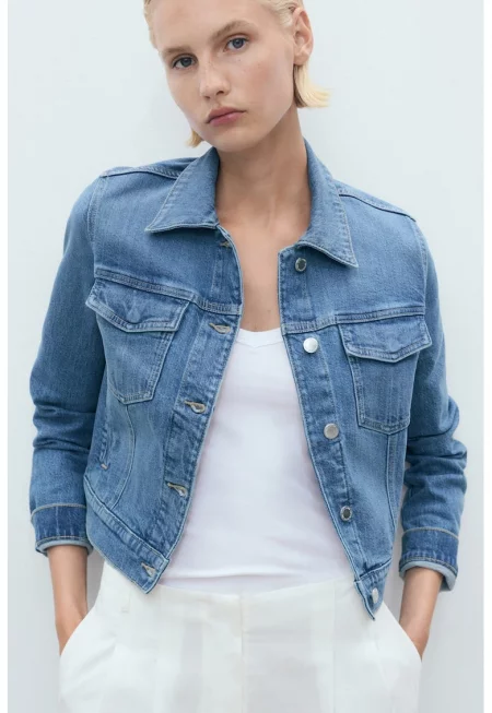 Късо яке от деним