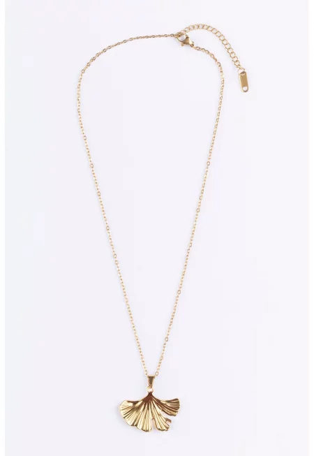 Колие с 18К златно покритие с висулка