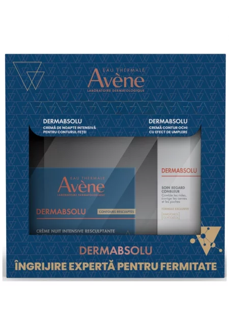 Комплект  Dermabsolu: Интензивен нощен крем за контур на лицето - 40 мл + Околоочен крем с филър ефект - 15 мл