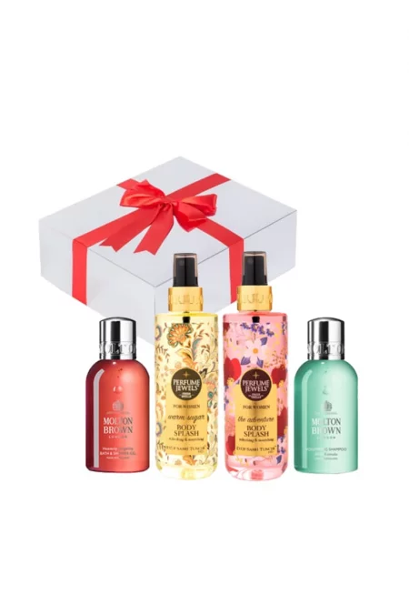 Комплект Enjoy Your Day - За жени - 2 x спрей за тяло Eyup 250 ml - душ гел Gingerlily 100 ml + шампоан за обем Kumudu 100 ml