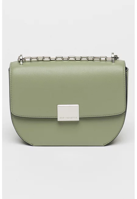 Кожена чанта през рамо Forever - Бледозелен - 14 x 20 x 5.5 CM