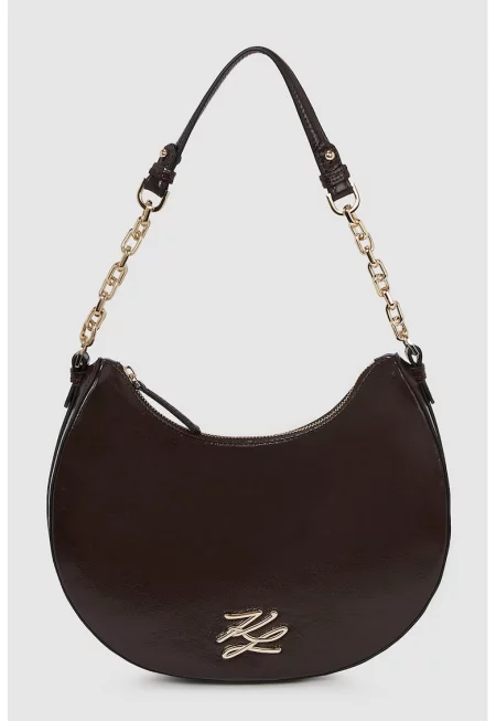 Кожена чанта с лого