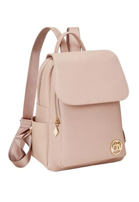 Кожена раница Mars с много отделения - Бежов