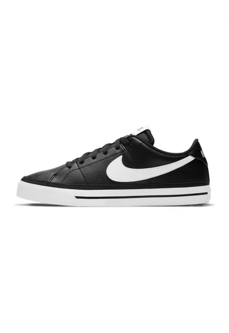 Кожени маратонки sport low-top Court Legacy - Черен/Бял - Бял/Черен