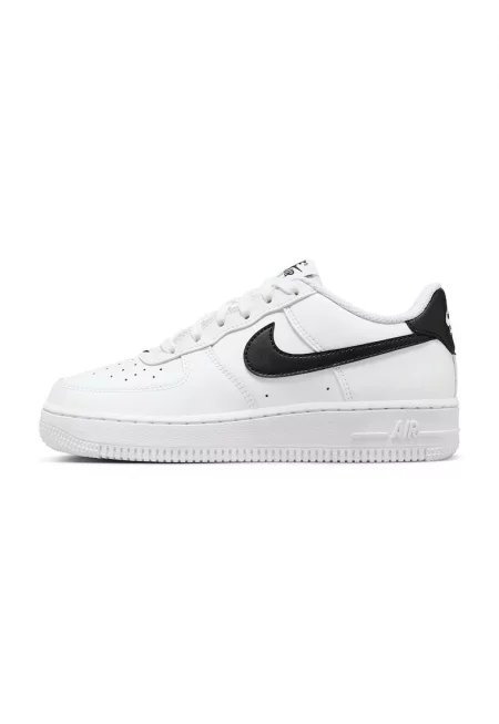 Кожени спортни обувки Air Force 1 - Бял/Черен