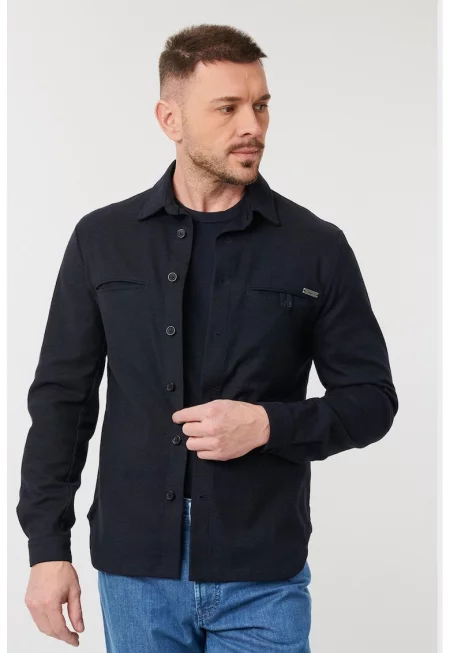 Мъжко сако  Playoff 6731-синьо