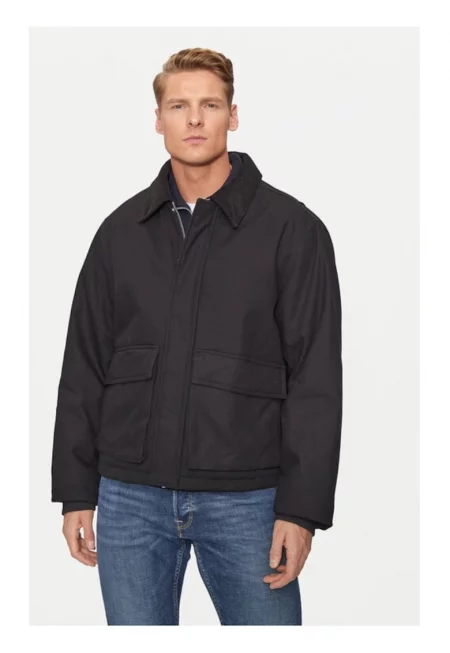 Мъжко яке -  Brooklyn 12261818 - черно - памук
