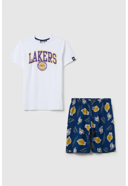 Памучна пижама Los Angeles Lakers