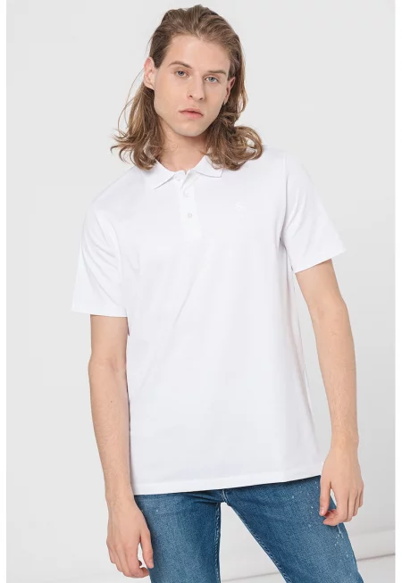 Памучна тениска с яка