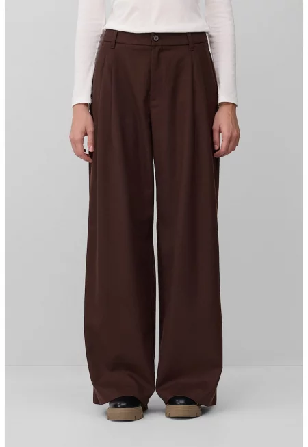 Панталон с висока талия и широк крачол