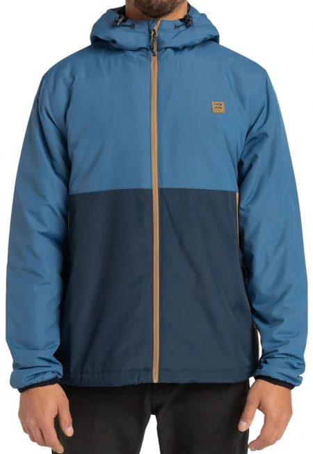 Полиестерно мъжко яке  Кафяв/Син