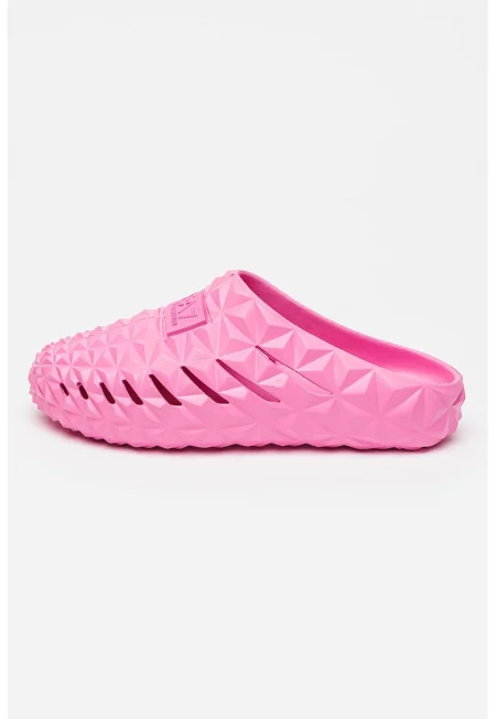 Сабо с изчистен дизайн - Фуксия