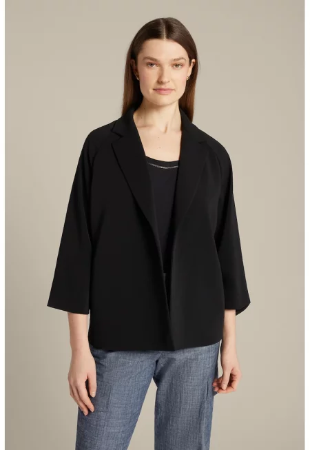 Сако с 3/4 ръкави - Черен