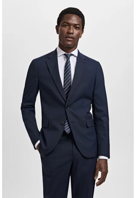 Сако с копчета - Ултрамарин синьо