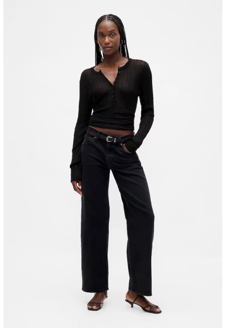 Широки дънки с 5 джоба