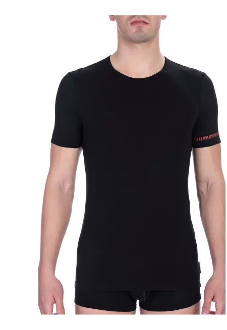 Слим домашна тениска - 2 броя - Черен