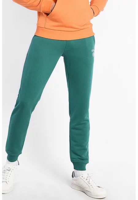 Спортен панталон Luskin с памук - Персийско зелено