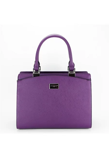 Средна лилава чанта Jeffery 13 12544