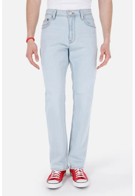 Стандартни дънки David - Пастелносин