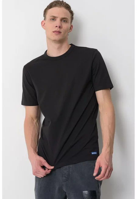 Тениска с памук - 2 чифта - Черен