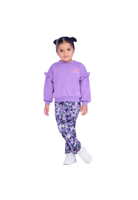 Тренировки  Fresh Cut Dolman Inf 26M179-023 - момичета - лилаво