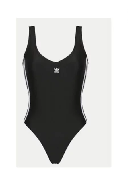 Цял бански с дълбоко деколте