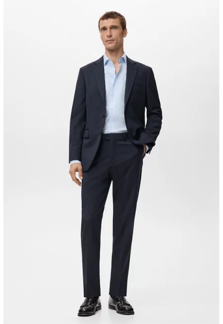 Вълен панталон с ръб