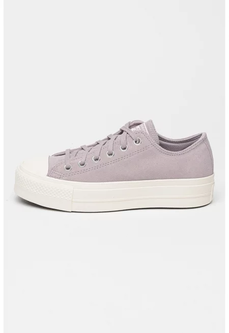 Велурени маратонки Chuck Taylor All Star Life - Лилав