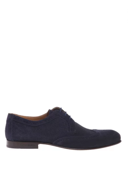 Велурени обувки Brogue