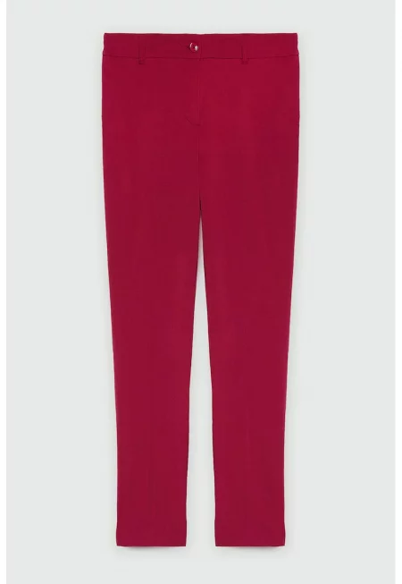 3/4 скини панталон - Червен