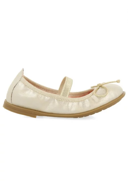 Бляскави сандали Redruth с панделка - Златист