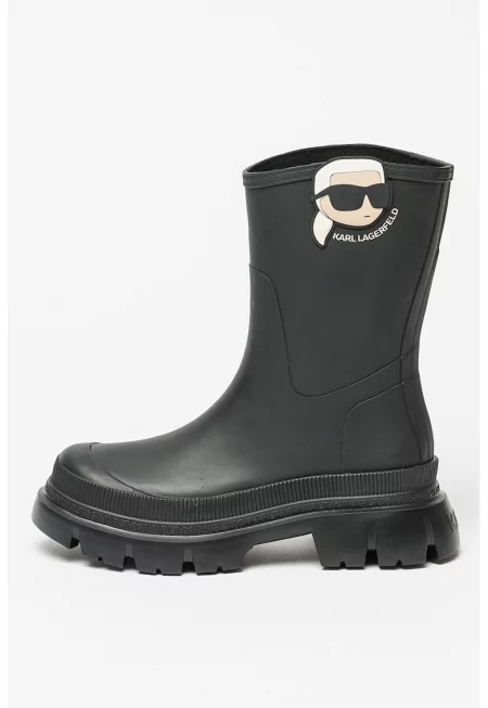 Боти Trekka Rubber с лого - Черен