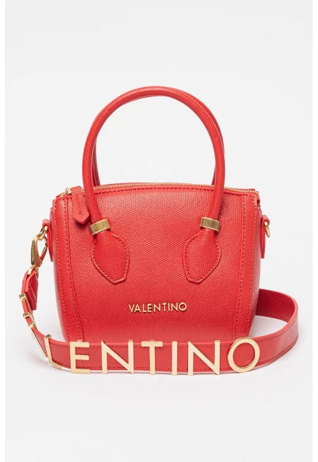 Чанта от еко кожа с презрамка с лого