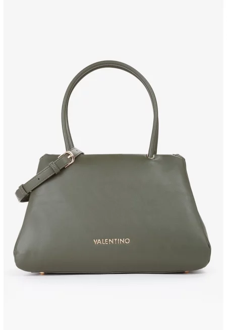 Чанта за рамо с отделяща се презрамка - Каки